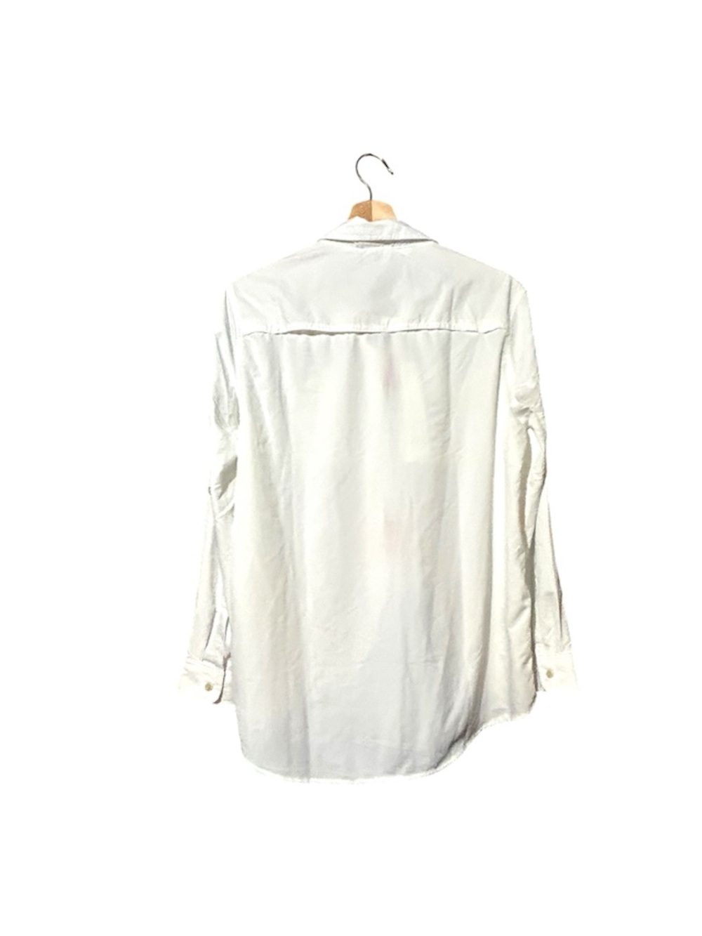 Eddie Bauer White Long-Sleeve Button Shirt - Picture 3 of 3